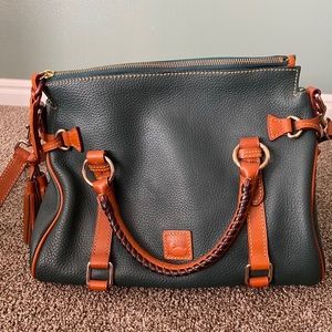 Dooney & Bourke Dillen Small Satchel Green Pebble